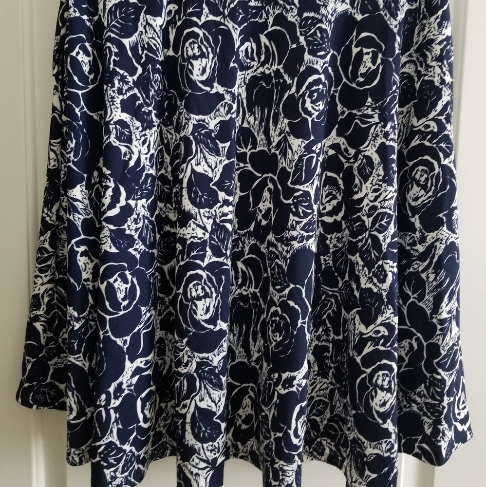 A&D Floral Midi Skirt